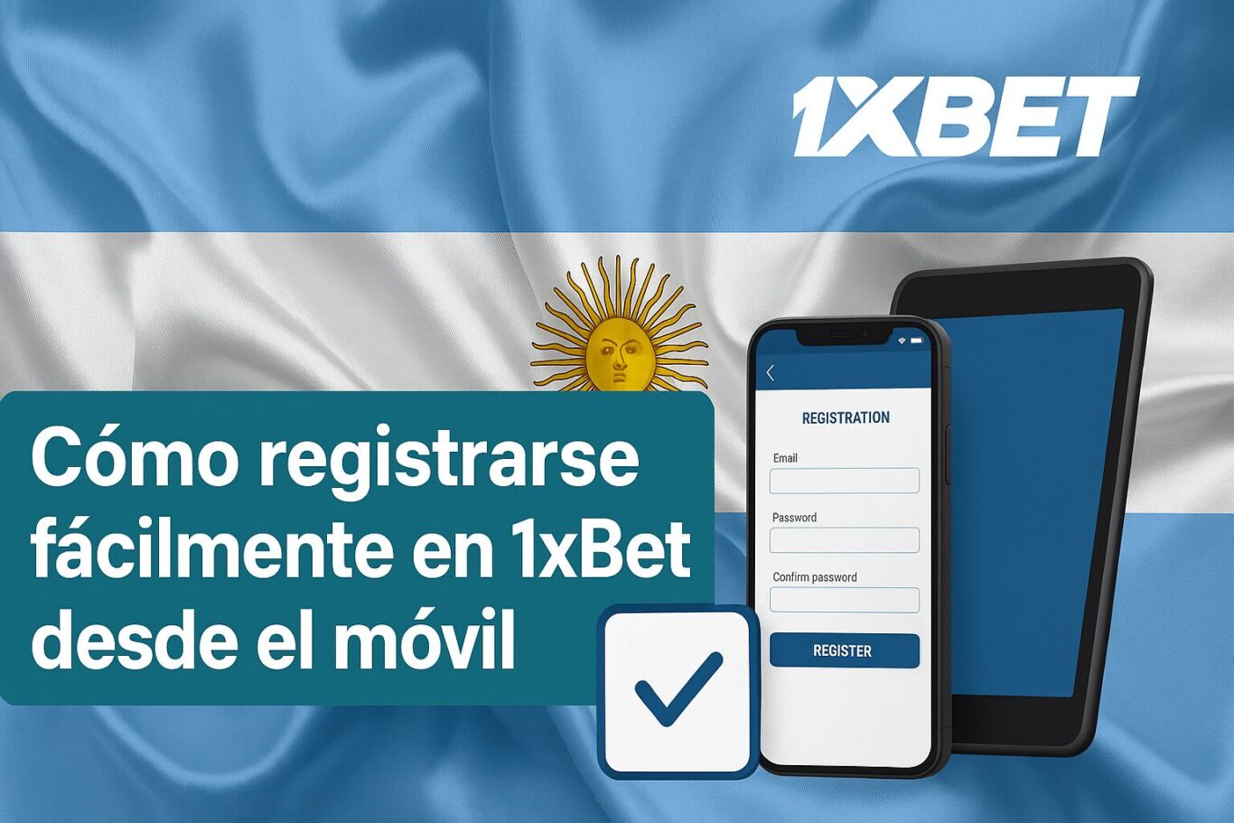 
How to easily register on 1xBet from your mobile